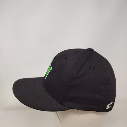 WV Fitted Hat Black S/M C-Fit HC2 Embroidered Vented Holes 6 Panel Champro