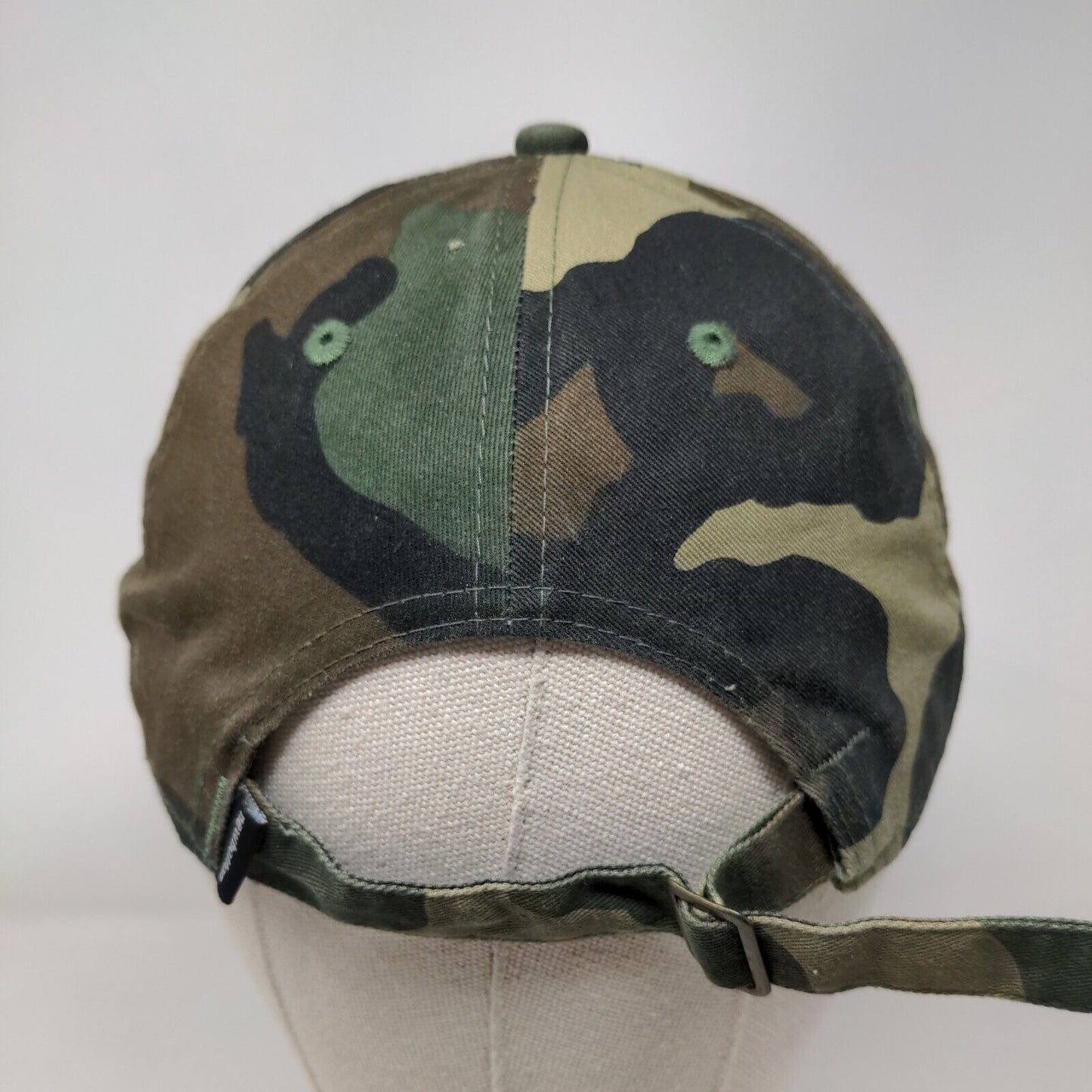 Newhattan Slideback Hat Camouflage OSFA Adjustable 6 Panel Blank