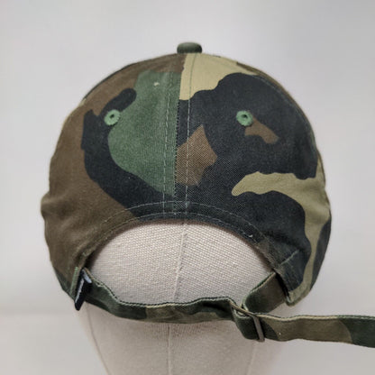 Newhattan Slideback Hat Camouflage OSFA Adjustable 6 Panel Blank