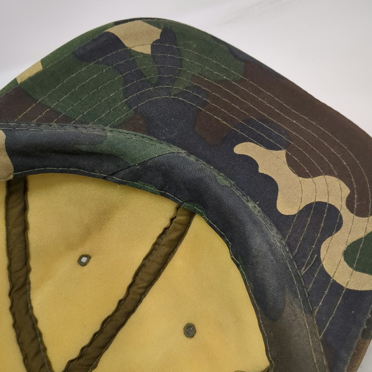 UA Headwear Baseball Cap Green Camo Woodland One Size Adjustable Snapback Hat