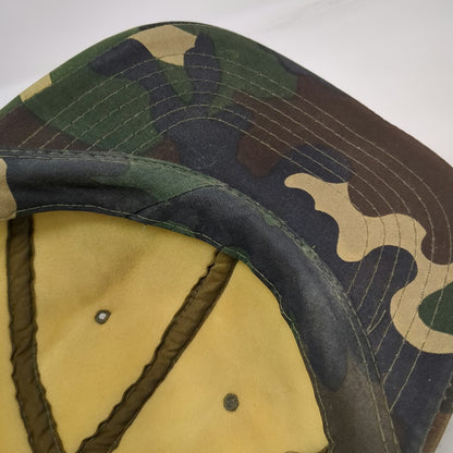 UA Headwear Baseball Cap Green Camo Woodland One Size Adjustable Snapback Hat
