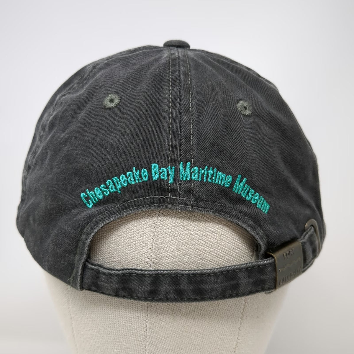 Port Authority Baseball Cap Gray One Size Oysterfest 2015 Duck Museum Cotton Hat
