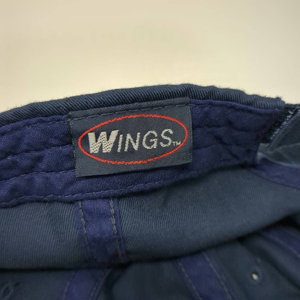 Wings Baseball Cap Blue One Size Clearwater Beach Florida EST 1897 Strapback Hat