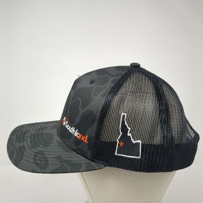 Southland Snapback Trucker Hat Camouflage OS Adjustable Mesh Back Richardson