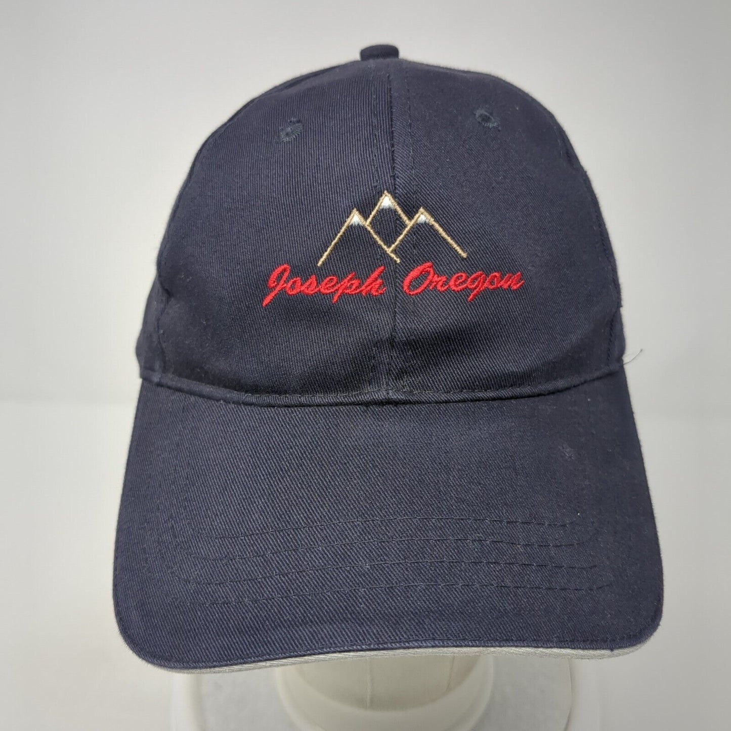 Joseph Oregon Strapback Hat Blue One Size Embroidered Cap America