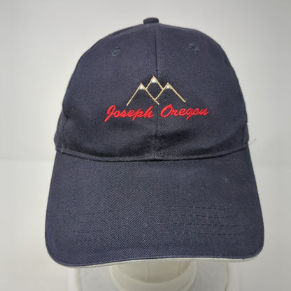 Joseph Oregon Strapback Hat Blue One Size Embroidered Cap America