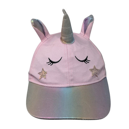 Unicorn Strapback Hat Pink One Size Adjustable 6 Panel Wonder Nation