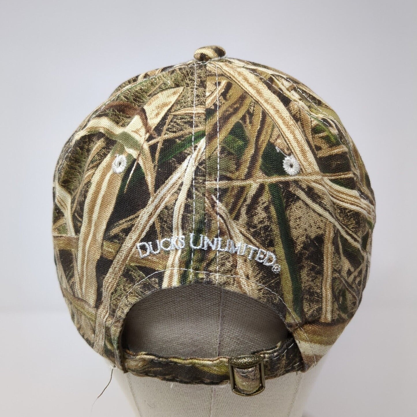 Ducks Unlimited Slideback Hat Camouflage OS Adjustable Embroidered Outdoor Cap