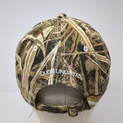 Ducks Unlimited Slideback Hat Camouflage OS Adjustable Embroidered Outdoor Cap