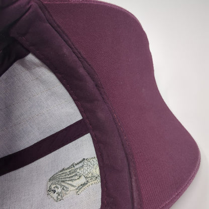 Singapore Merlion Slideback Hat Red One Size Adjustable Embroidered