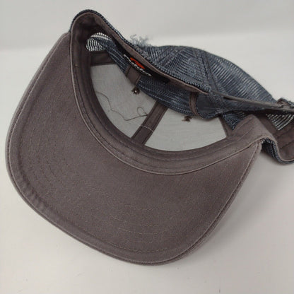 Foresters Snapback Trucker Hat Gray OSFA Adjustable Embroidered Mesh Back Pukka