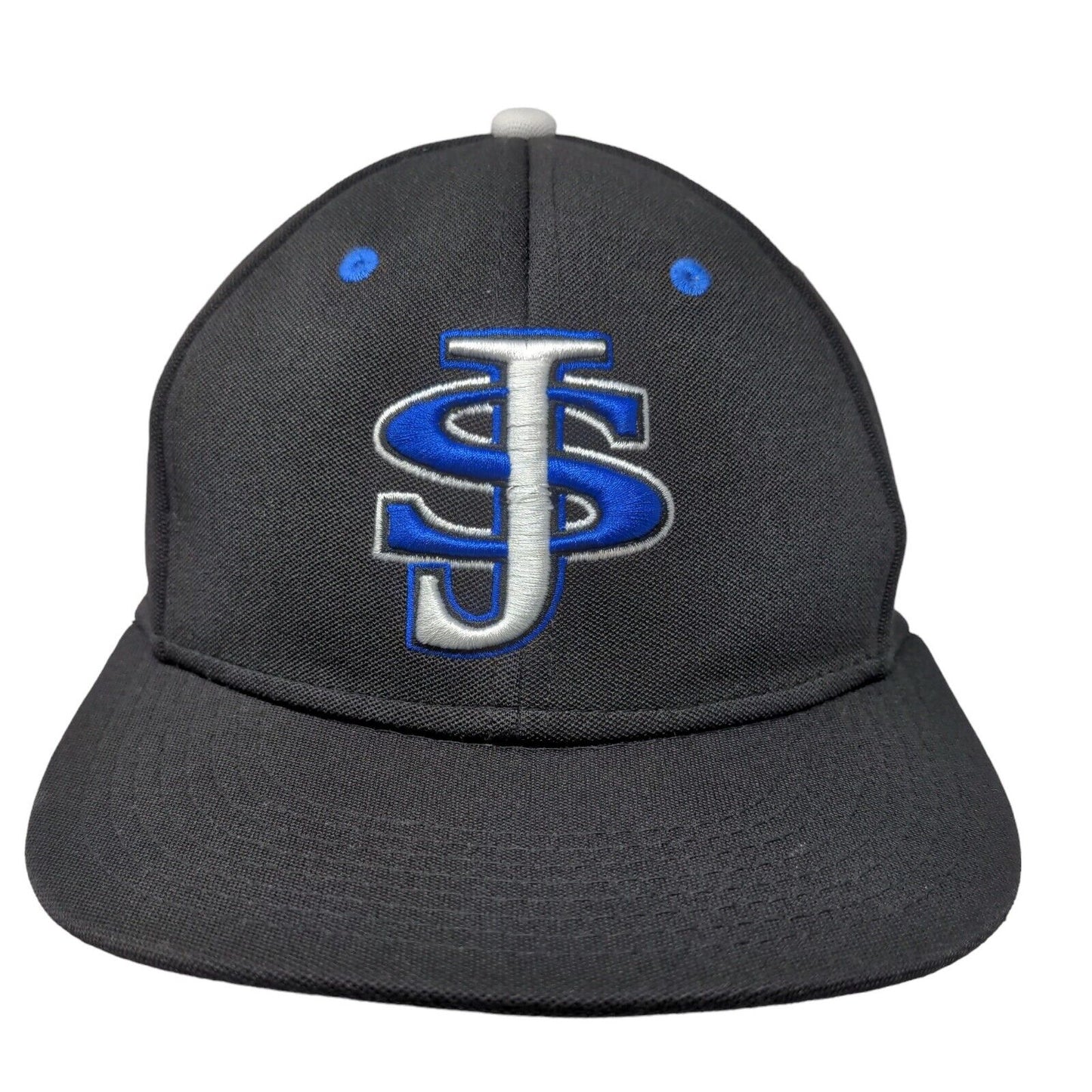 The Game Pro Men's Fitted Hat Black Small Embroidered SJ Knights Logo