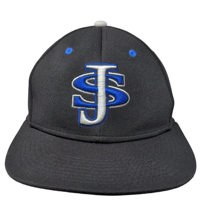 The Game Pro Men's Fitted Hat Black Small Embroidered SJ Knights Logo