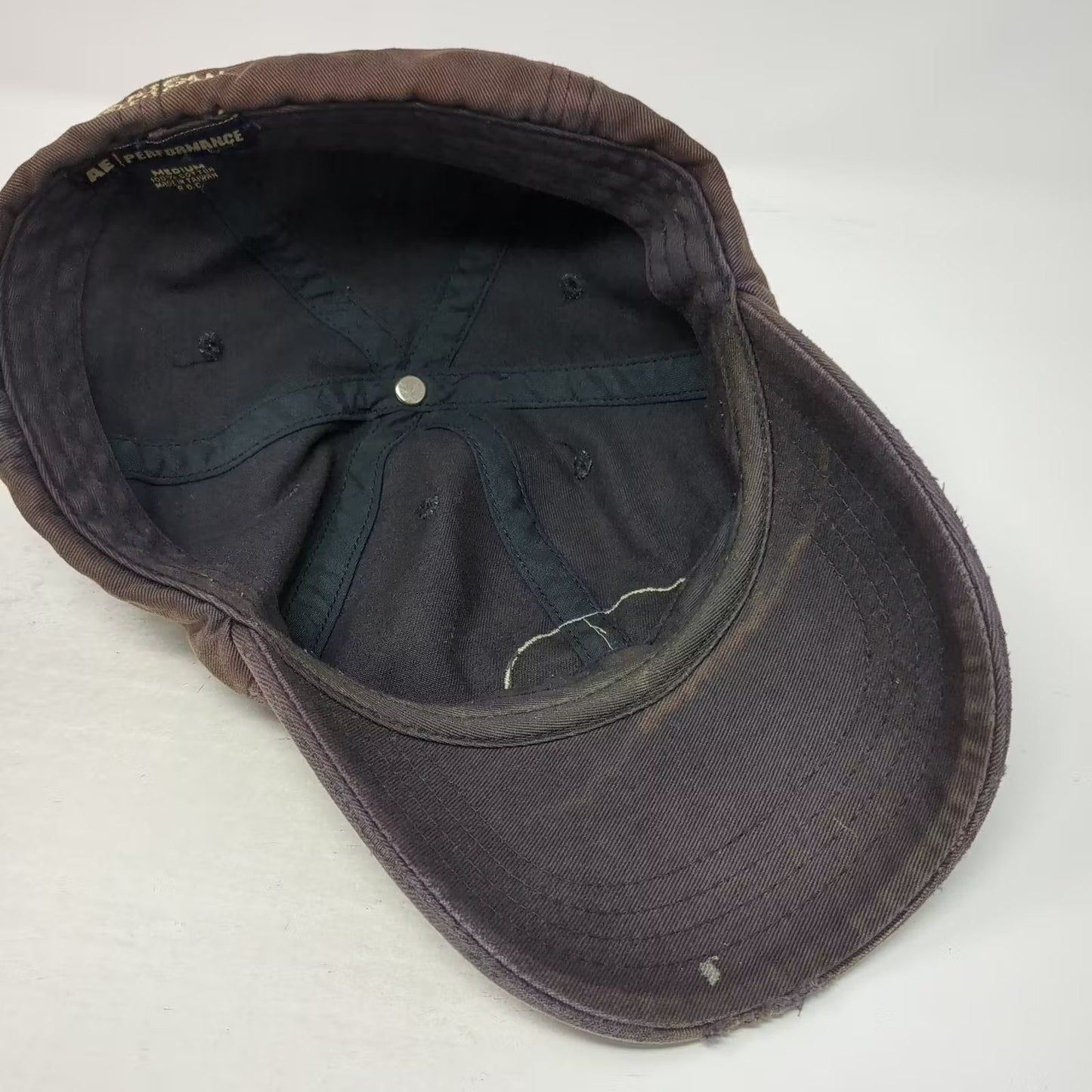 American Eagle Blue Size M Distressed Surf-Riders Club AEO Hat Vintage Y2K