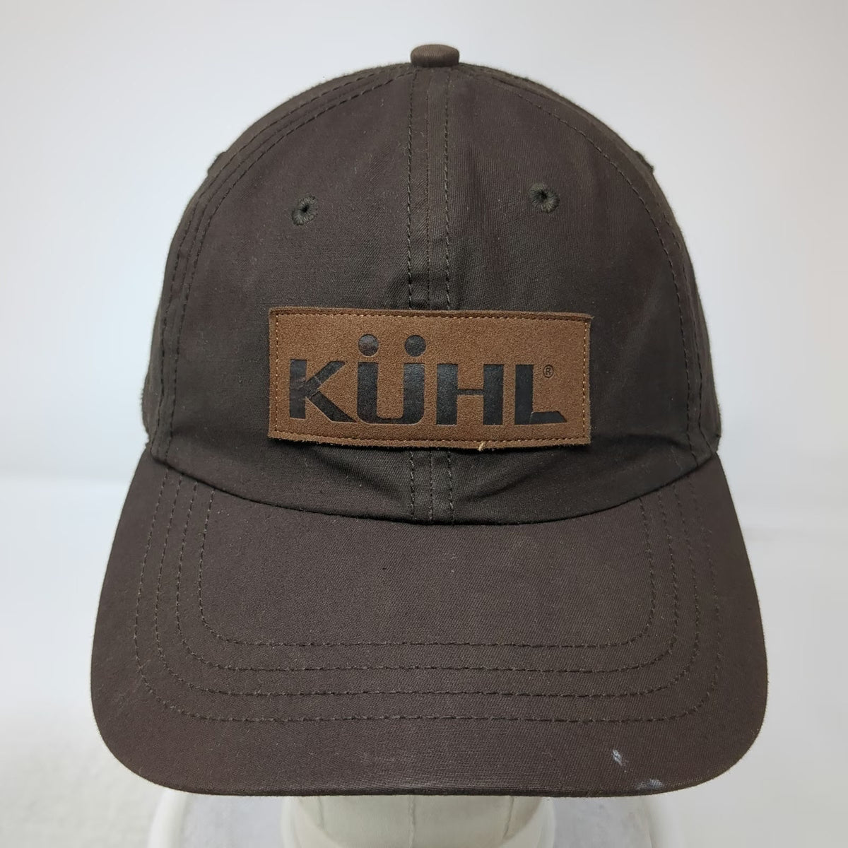 KÜHL Baseball Cap Brown One Size Patch Slideback Cotton Spandex Outdoor hat