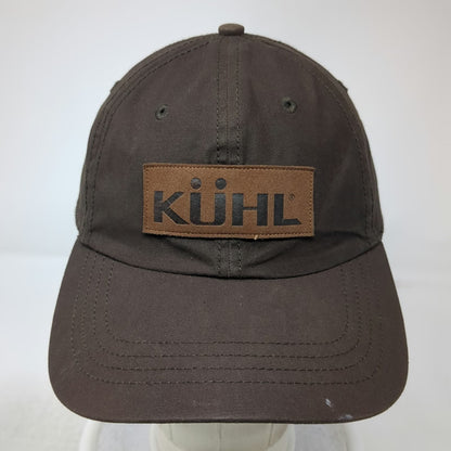KÜHL Baseball Cap Brown One Size Patch Slideback Cotton Spandex Outdoor hat