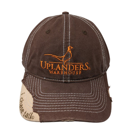 Uplanders Warehouse Strapback Hat Brown One Size I Chase Tail Outdoor
