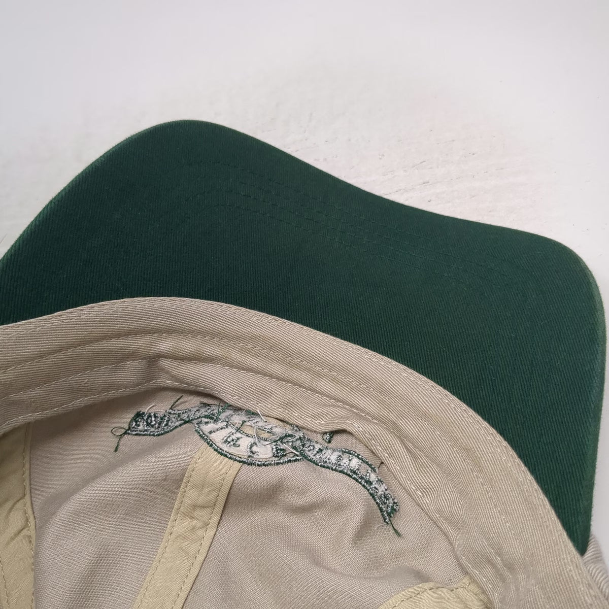 Curb Baseball Cap Beige One Size Hat Strapback JD Equipment Outfitters Green