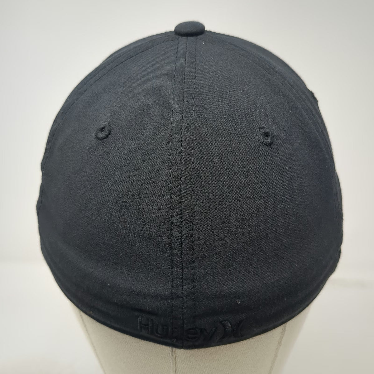 Hurley Baseball Cap Black M Flexfit Dri-FIT Buckle Exclusive Stretch Hat