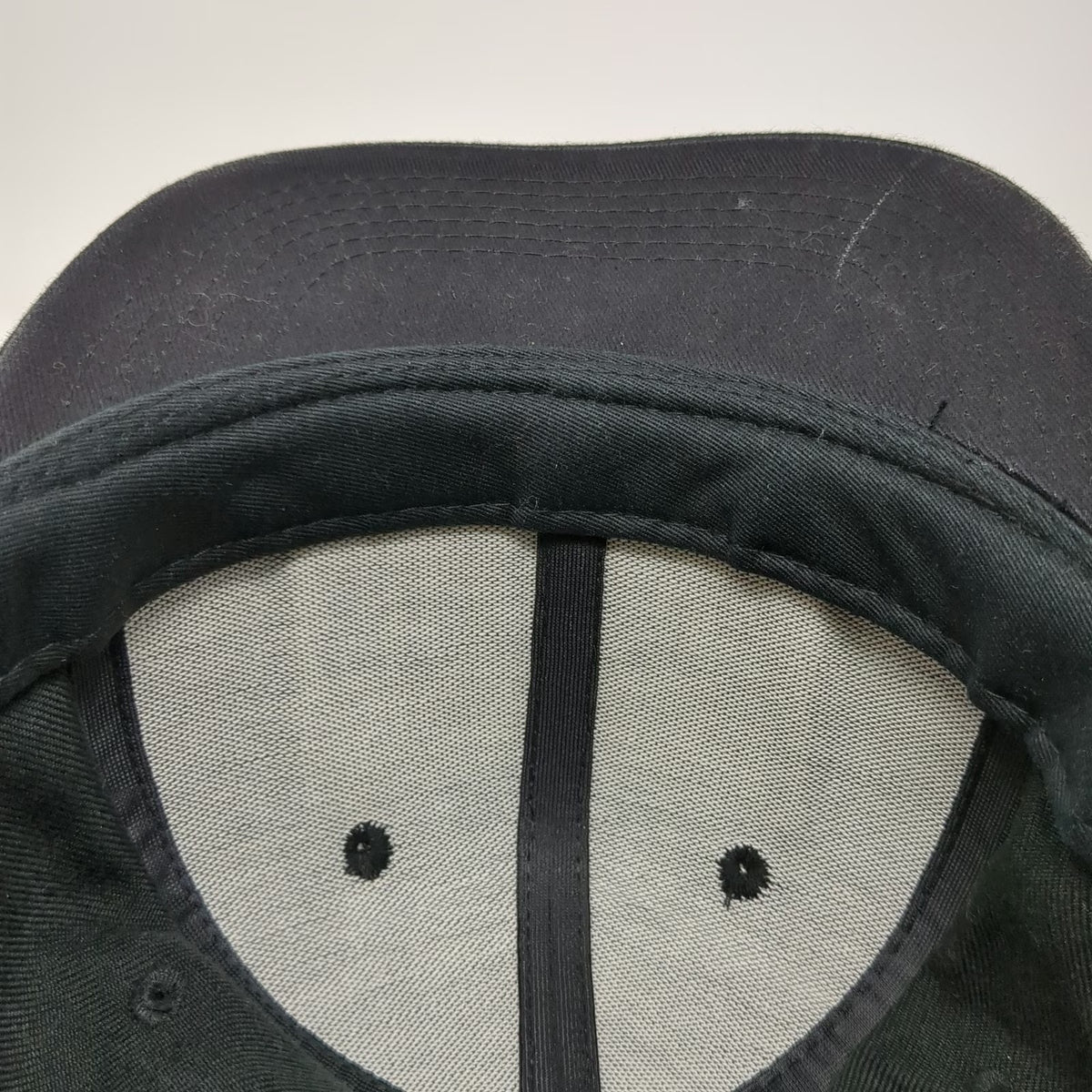 Nitro Circus Snapback Hat Black One Size Flat Brim Wool Blend Warning Logo