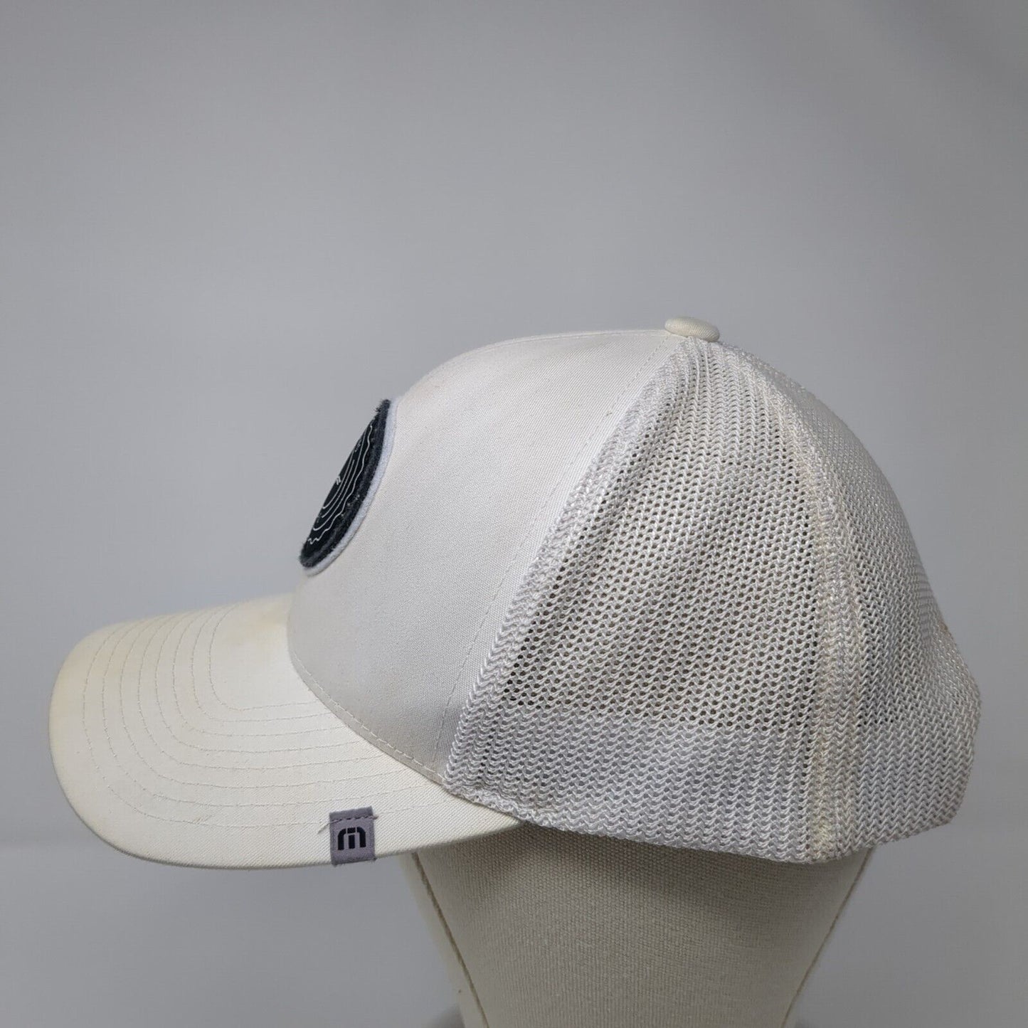 Spurwing Idaho Snapback Trucker Hat White One Size 110 Flexfit Mesh Back Yupoong