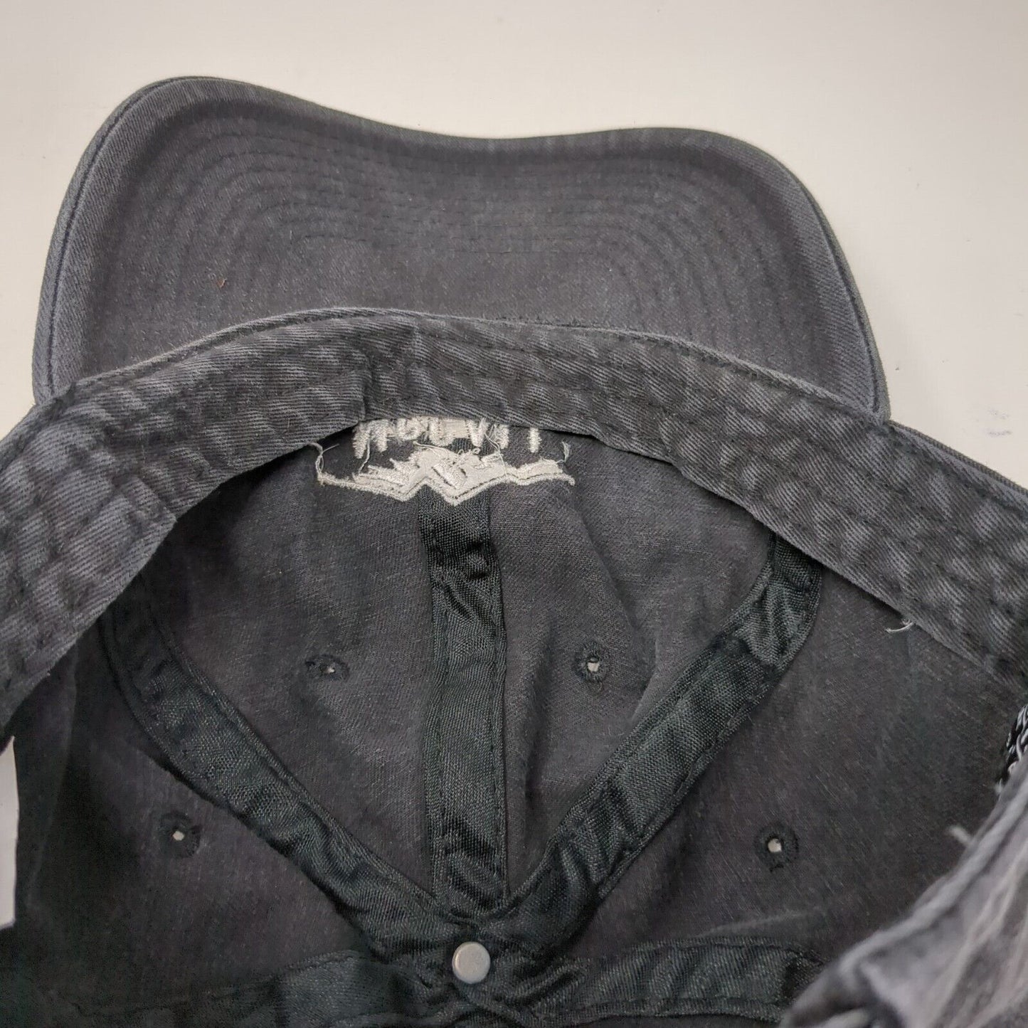 McCall Idaho Slideback Hat Black OSFA Adjustable Embroidered Artisans