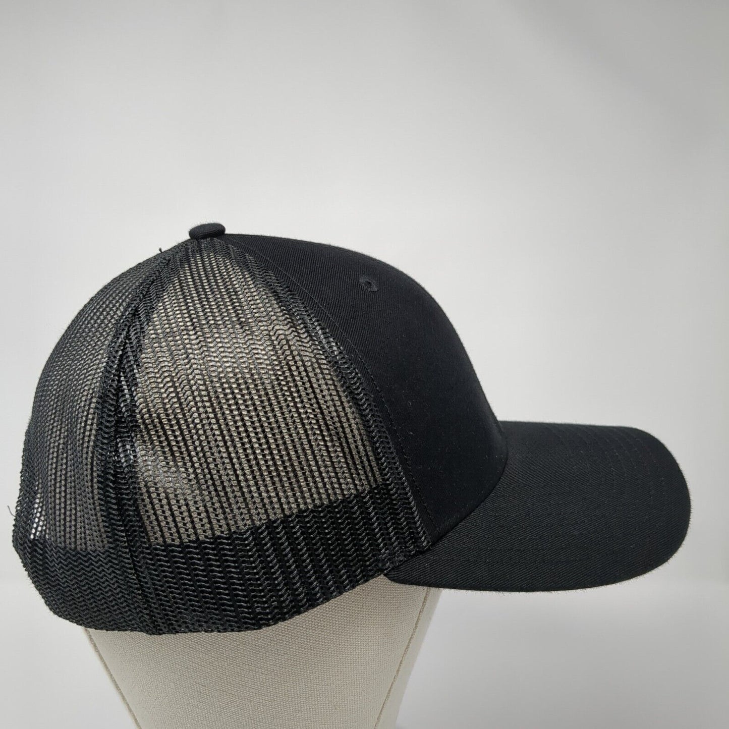 Roofline Supply & Delivery Snapback Trucker Hat Black OS Adjustable Mesh Back