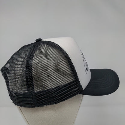 REI Co-op Mountain Climber Snapback Trucker Hat Black OSFA Mesh Back