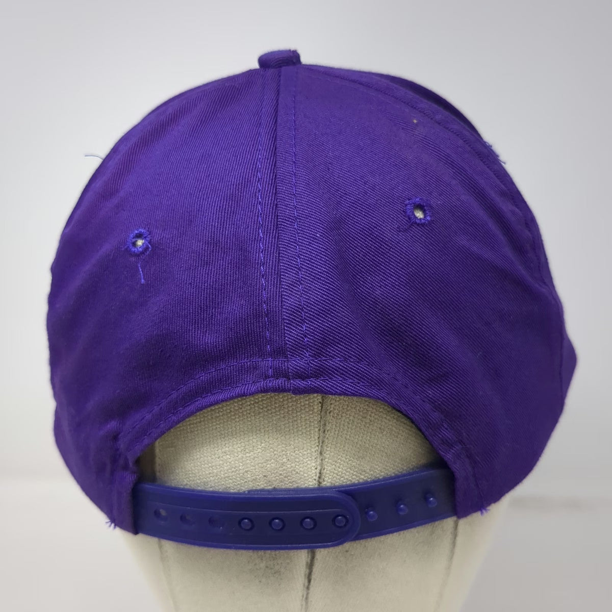 Universal Studios Florida Neon Sign Logo 5 Panel Purple Hat Snapback Vintage