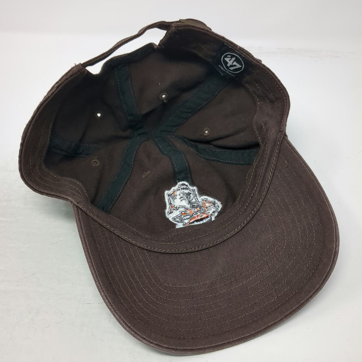 '47 Cleveland Browns NFL Cap Brown One Size Mascot Cotton Strapback Curved Hat
