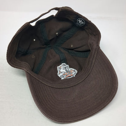 '47 Cleveland Browns NFL Cap Brown One Size Mascot Cotton Strapback Curved Hat