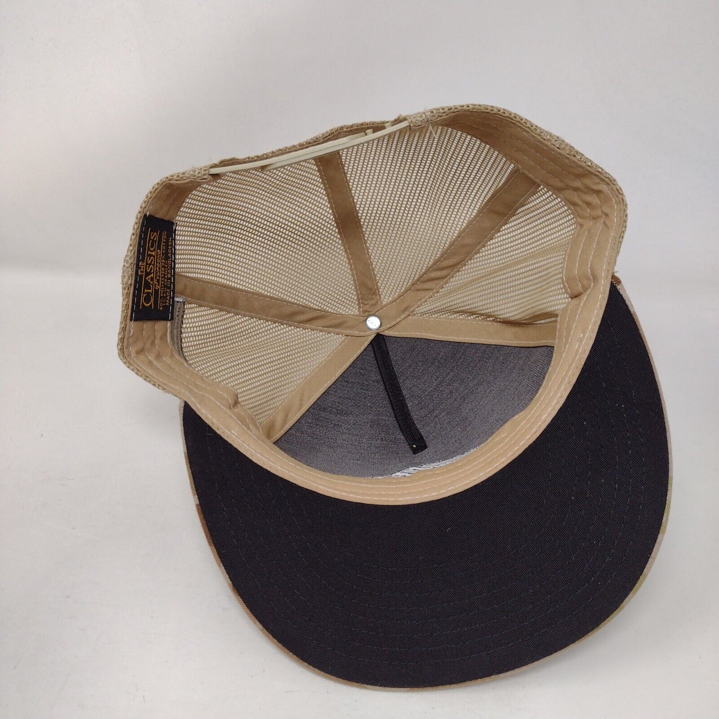 Creighton Contracting LLC Snapback Trucker Hat Camouflage OS Patriotic Yupoong
