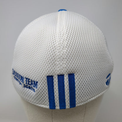 Adidas Baseball Cap Blue M Edward Jones TaylorMade Dodson Team Mesh Golf Hat