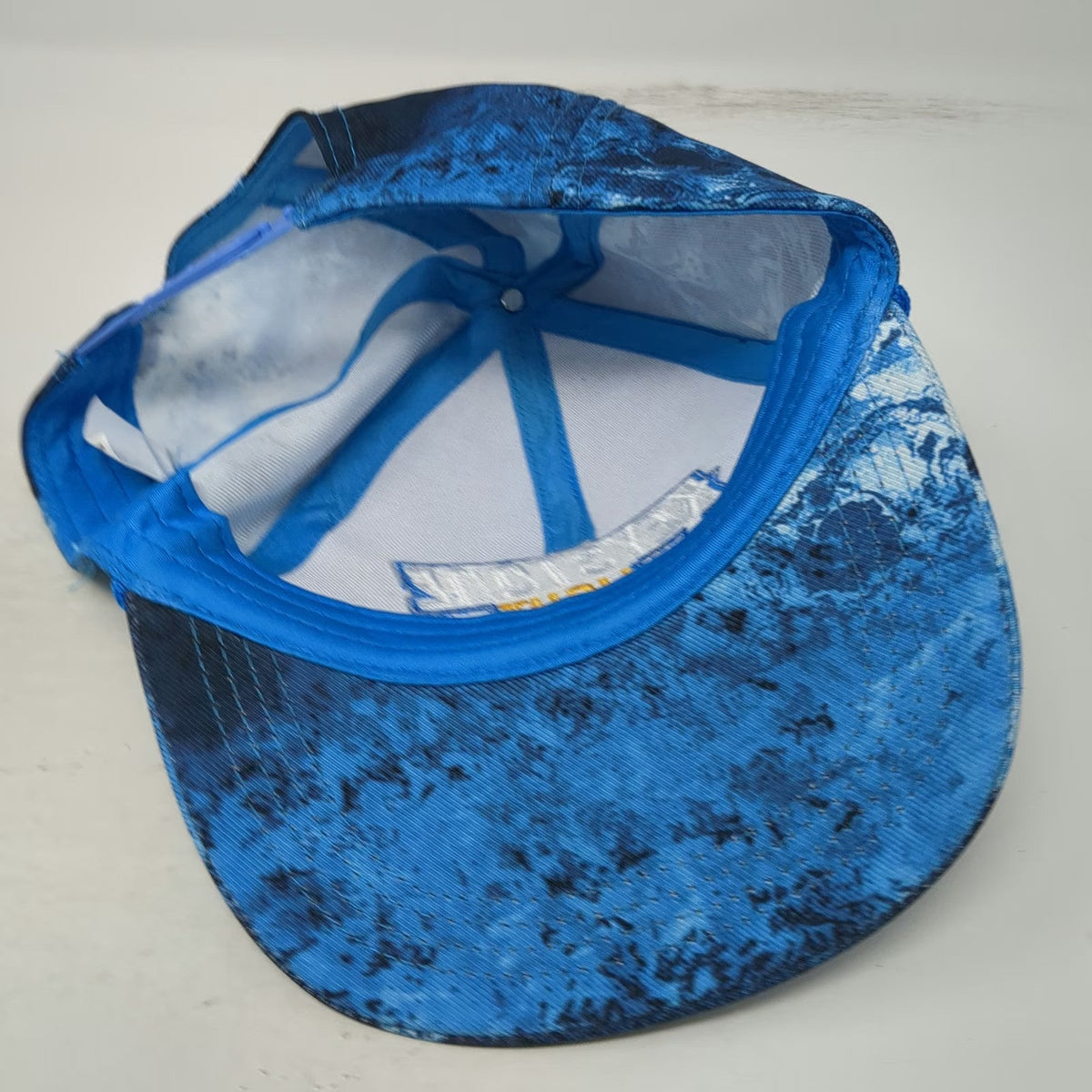 Keystone Light Snapback Blue One Size Realtree Fishing Pattern Rope Bill Hat
