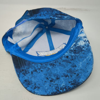Keystone Light Snapback Blue One Size Realtree Fishing Pattern Rope Bill Hat