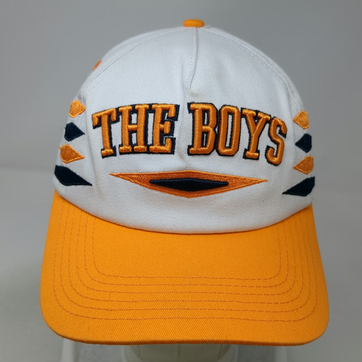 Barstool Sports 5 Panel White Hat One Size The Boys Claw Mark Snapback Cotton