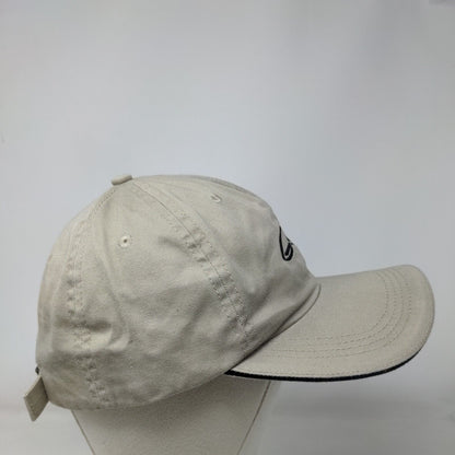 Monogram Slideback Hat Tan OSFA Adjustable Embroidered Vent Holes