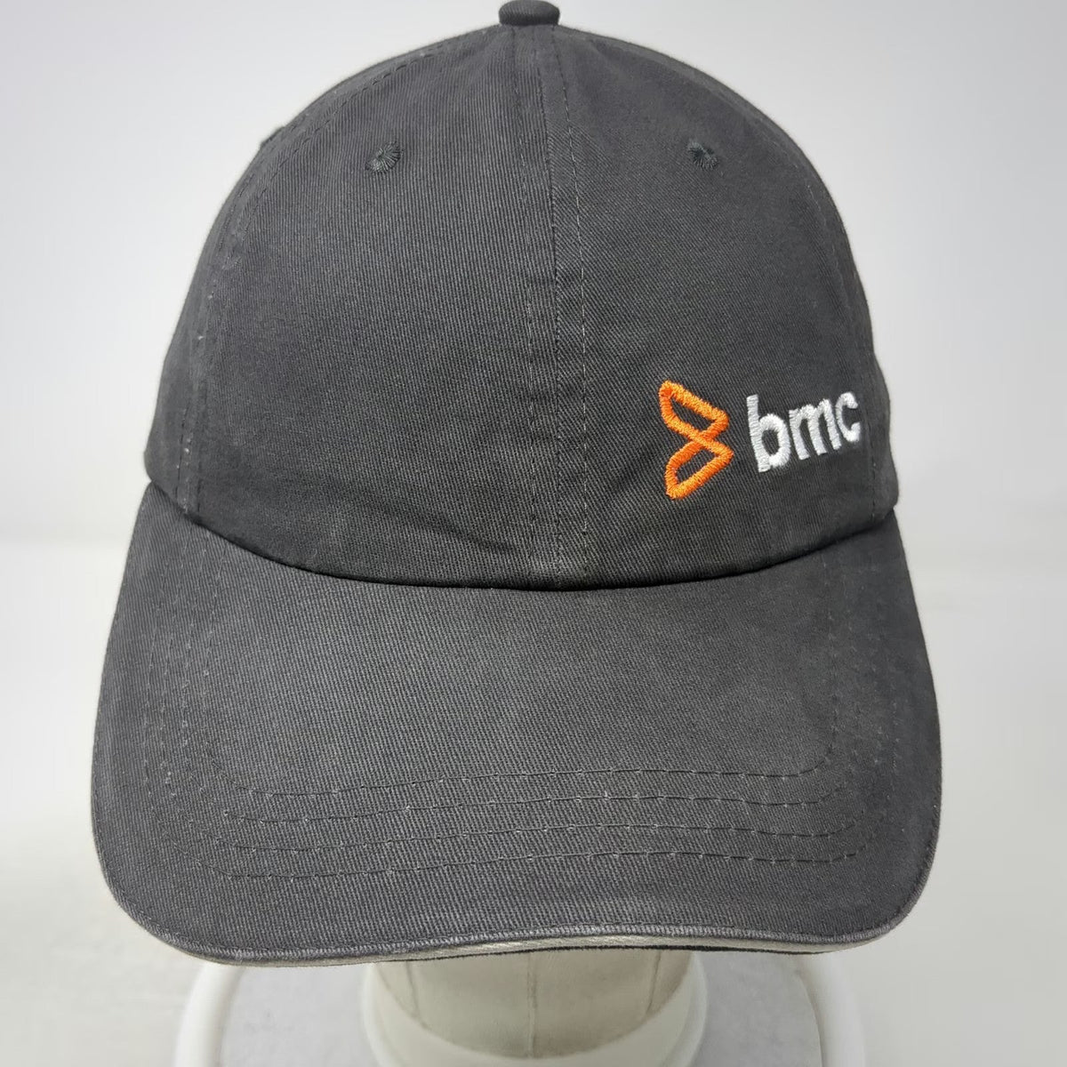 Cap America Baseball Cap Gray One Size BMC Logo Embroidered Cotton Strapback hat