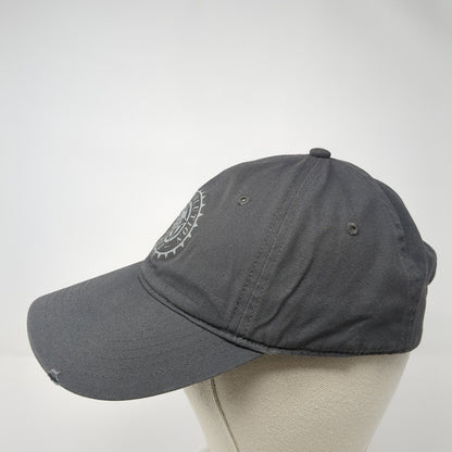 Hop Revolution Slideback Hat Gray One Size Adjustable Solid 6 Panel