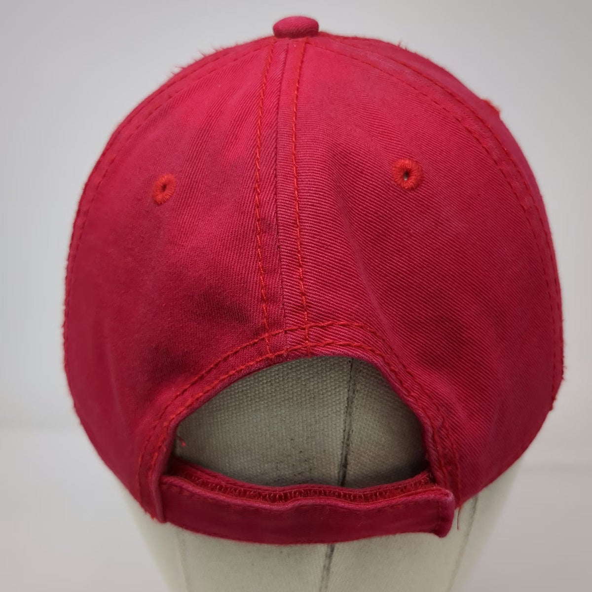 Wild Snap-on Tools Baseball Cap Red One Size Distressed Embroidered Logo Hat
