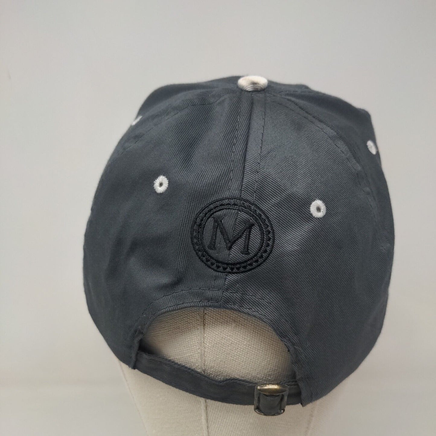 Elegance Club by Majestic Resorts Slideback Hat Gray One Size Embroidered