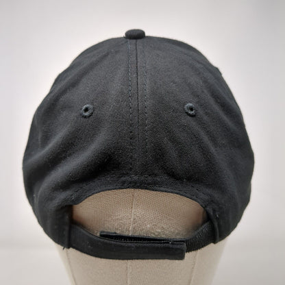 D.L. Evans Bank Strapback Hat Black OSFA Adjustable Embroidered 6 Panel