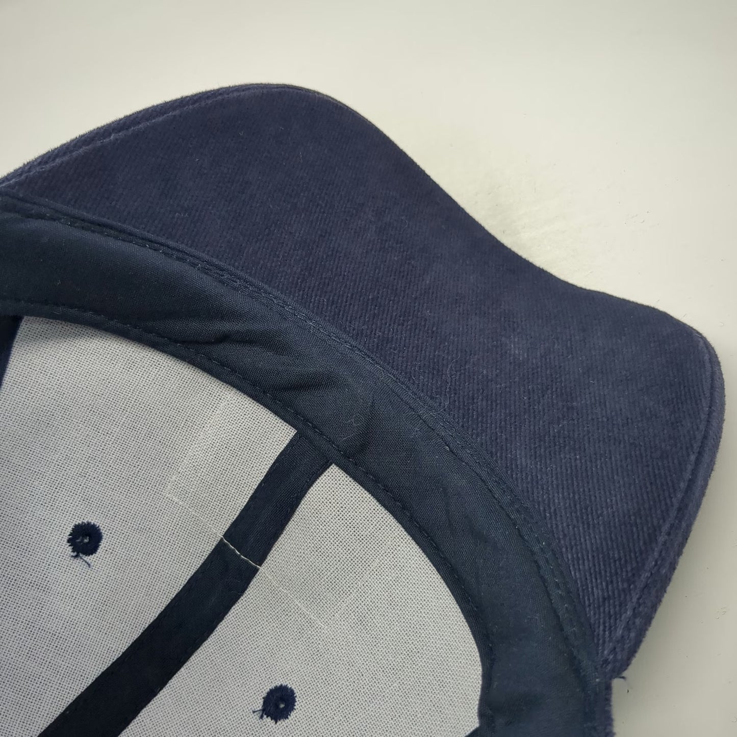 Lansdowne Baseball Cap Blue One Size Six Nations Rugby Patch Stripes Hat Cotton