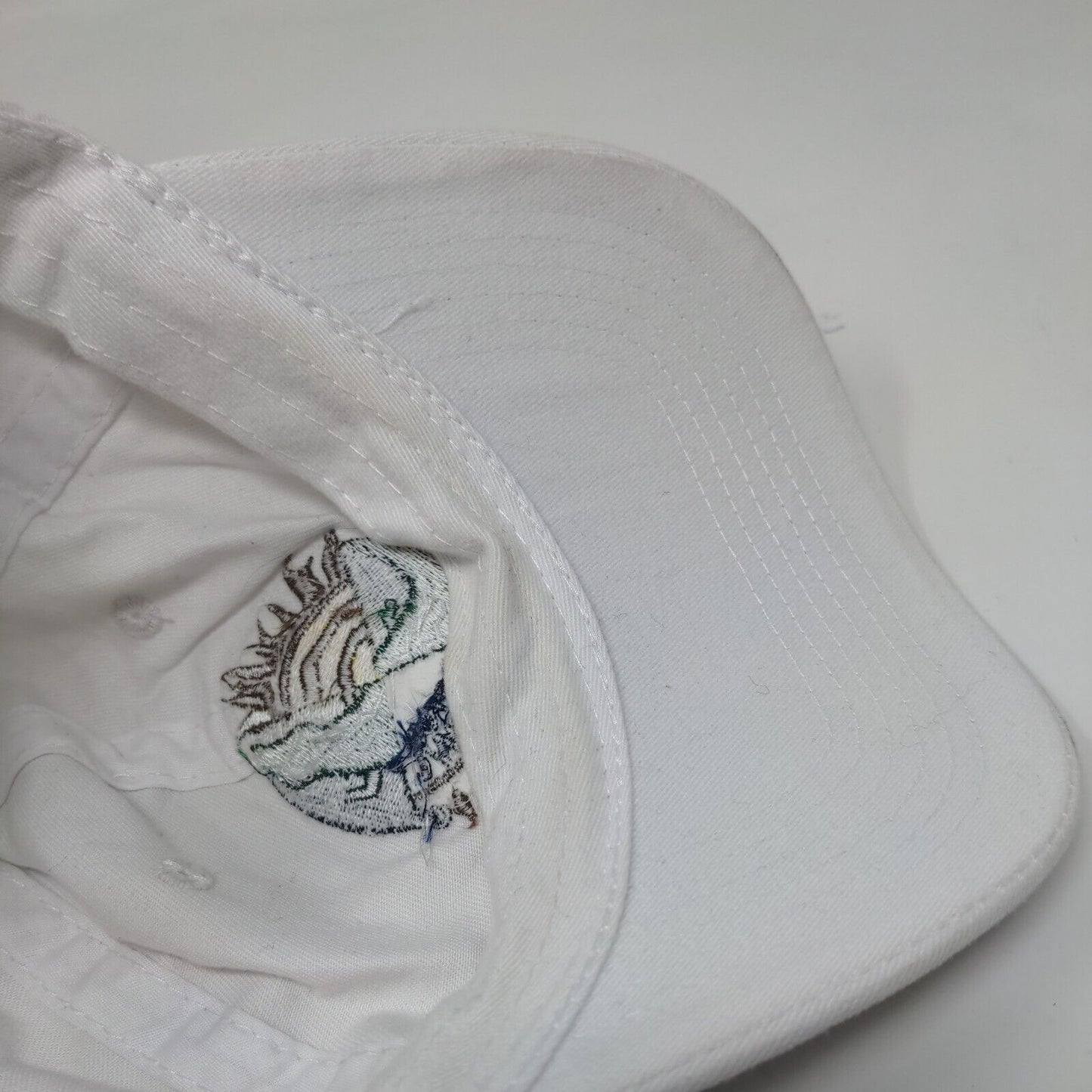 Gator Growl HCGG Slideback Hat White One Size Embroidered 6 Panel