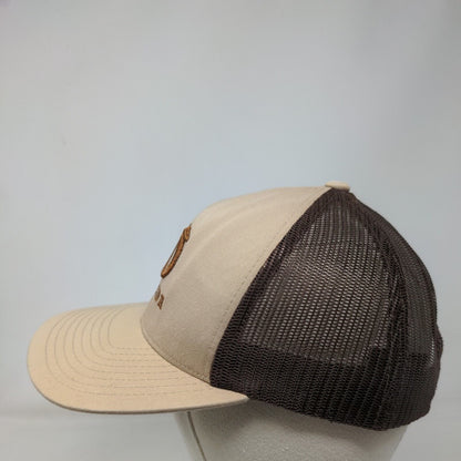 Florida Snapback Mesh Back Trucker Hat Tan One Size Pacific Headwear