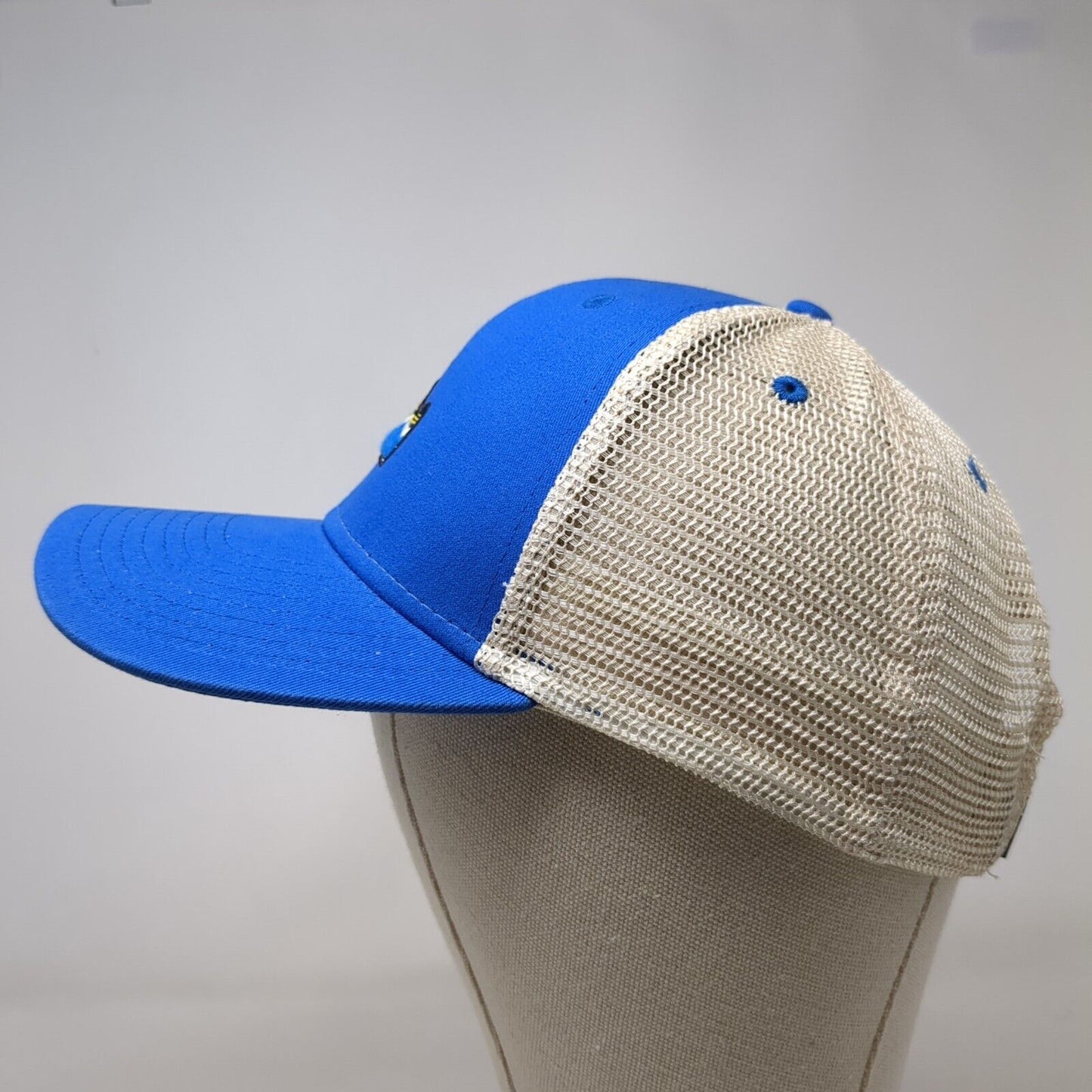 Idahonian Strapback Mesh Back Trucker Hat Blue One Size Ouray