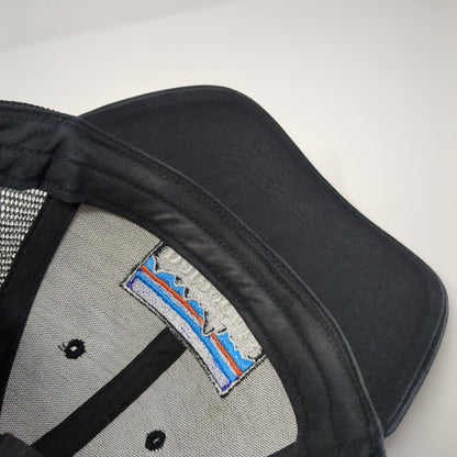Patagonia Snapback Mesh Back Trucker Hat Black One Size Adjustable