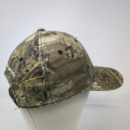 Vortex Baseball Cap Brown Beige Green One Size Camo Optics Hunting Logo Hat