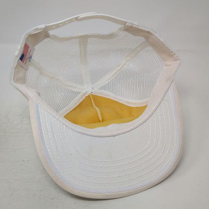NRA Trucker Hat White One Size Bill of Rights 1791-1991 Eagle Rifle USA Made