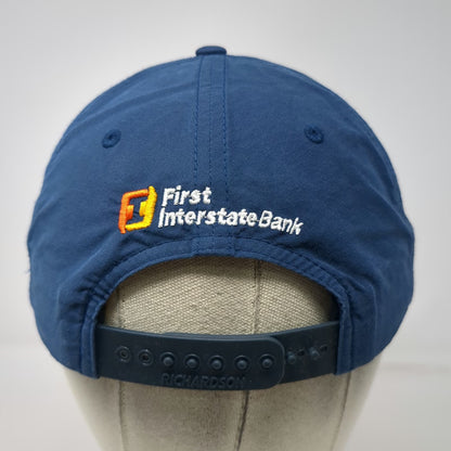 Richardson 5 Panel Blue OSFM Hat Rope First Interstate Bank Golf L for L 2020